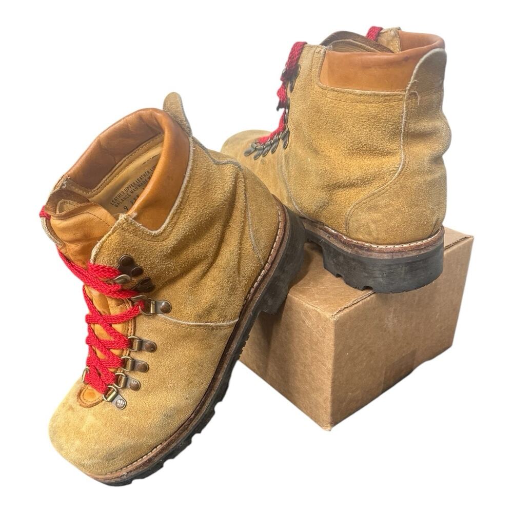 Lehigh 100 Mens Work Boots 9 EEE Suede Leather Hiking Boots Style 1108